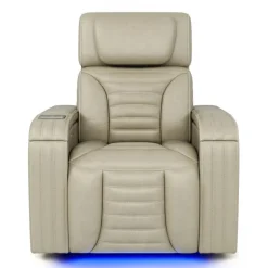 Power Modular Recliner with Massage, Heat, and Retractable Cup Holders