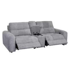 Power Modular Reclining Loveseat and Console - 3 pcs
