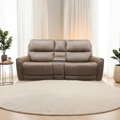 Power Modular Reclining Loveseat with Console - 3 pcs