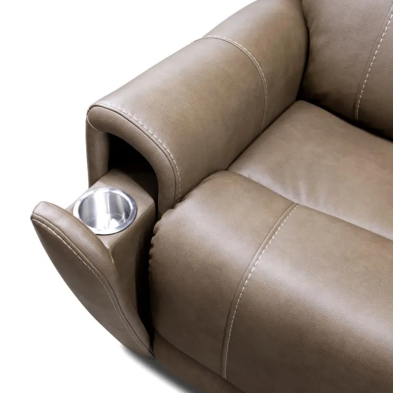 Power Modular Reclining Loveseat with Console - 3 pcs