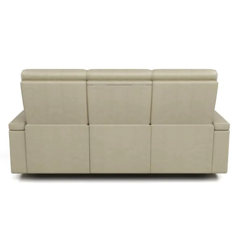 Power Modular Reclining Sofa with Massage, Heat, and Drop-Down Backrest - 3 pcs