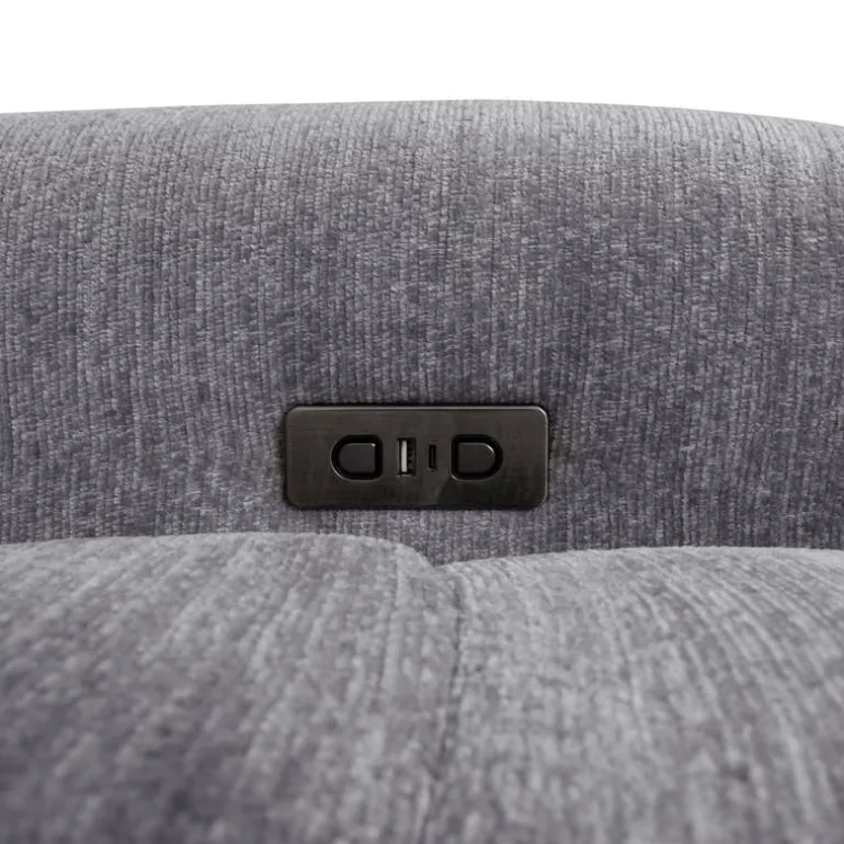 Power Modular Reclining Sofa and Console - 4 pcs