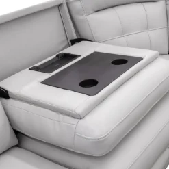 Power Modular Reclining Sofa with Fold-Down Backrest - 3 pcs