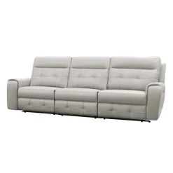 Power Modular Reclining Sofa with Fold-Down Backrest - 3 pcs
