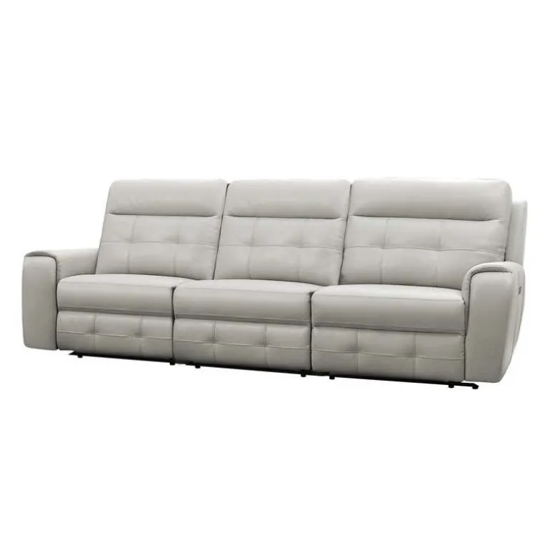 Power Modular Reclining Sofa with Fold-Down Backrest - 3 pcs