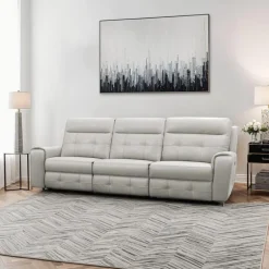 Power Modular Reclining Sofa with Fold-Down Backrest - 3 pcs