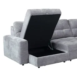 Power Modular Reclining Sectional with 2 Sliders and Right-Side Chaise with Storage - 4 pcs