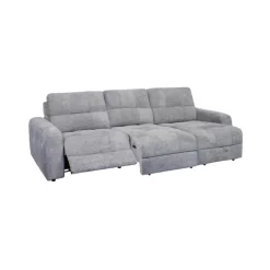 Power Modular Reclining Sofa with 1 Slider and Chaise - 3 pcs