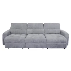 Power Modular Sofa with 2 Sliders and Right-Side Chaise with Storage - 3 pcs