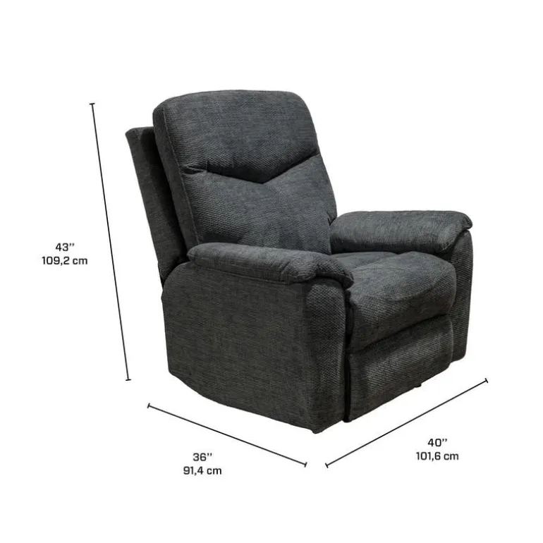 Power Recliner - Grey