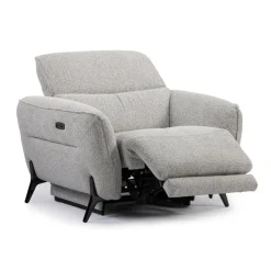 Power Recliner with Adjustable Headrest - Fabric