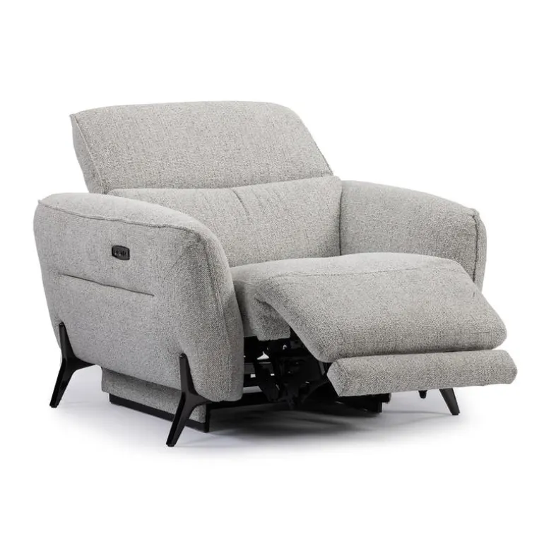 Power Recliner with Adjustable Headrest - Fabric