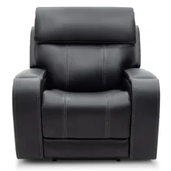 Power Recliner with Adjustable Headrest, Retractable Controls and Immersive Sound System