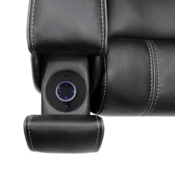 Power Recliner with Adjustable Headrest, Retractable Controls and Immersive Sound System