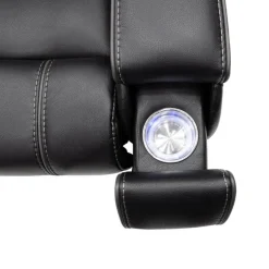 Power Recliner with Adjustable Headrest, Retractable Controls and Immersive Sound System