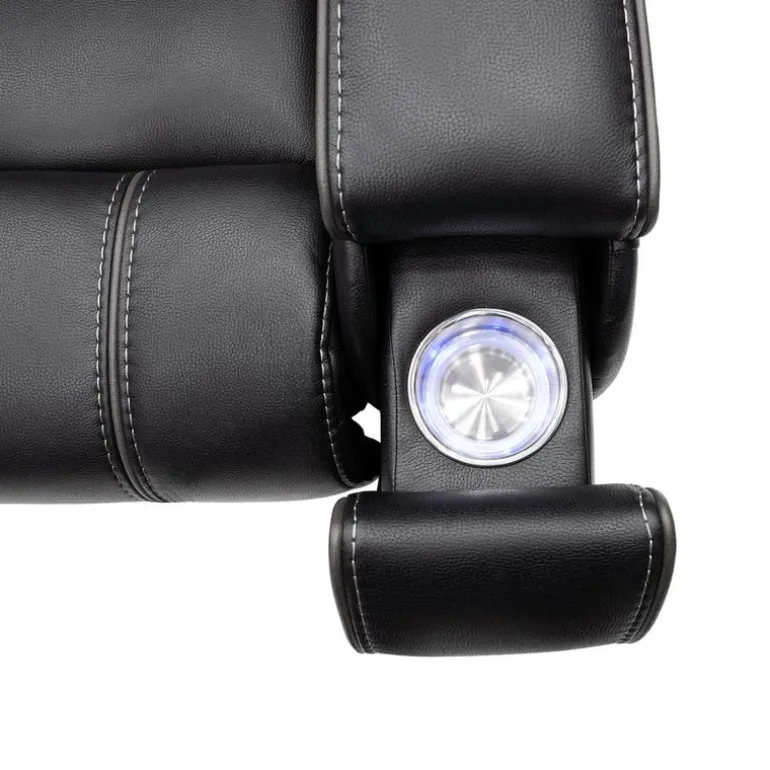 Power Recliner with Adjustable Headrest, Retractable Controls and Immersive Sound System