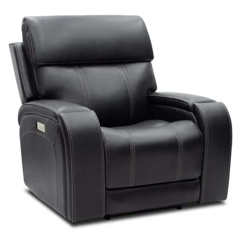 Power Recliner with Adjustable Headrest, Retractable Controls and Immersive Sound System