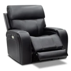 Power Recliner with Adjustable Headrest, Retractable Controls and Immersive Sound System