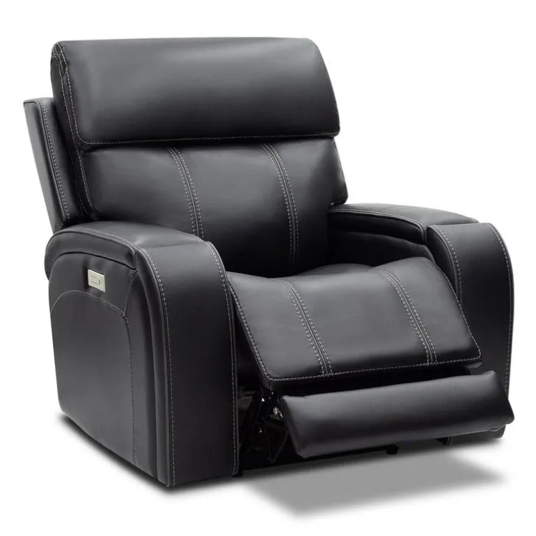 Power Recliner with Adjustable Headrest, Retractable Controls and Immersive Sound System