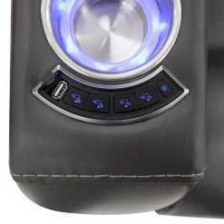 Power Recliner with Built-In Audio System - Grey