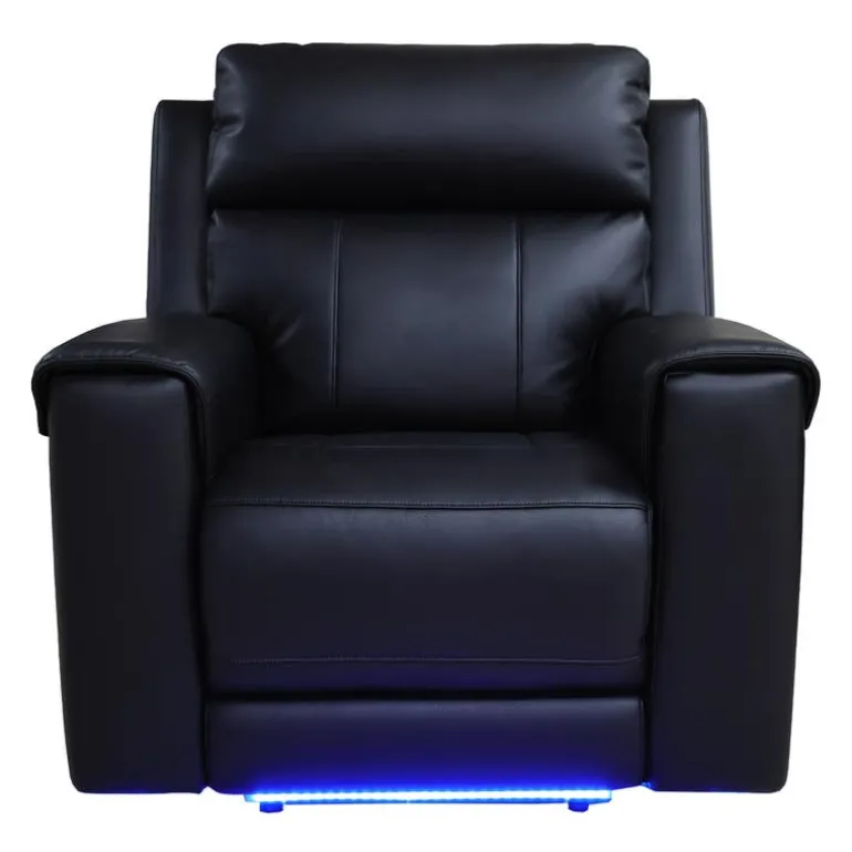 Power Recliner with Massage, Heat, and Retractable Console with Built-In Sound System