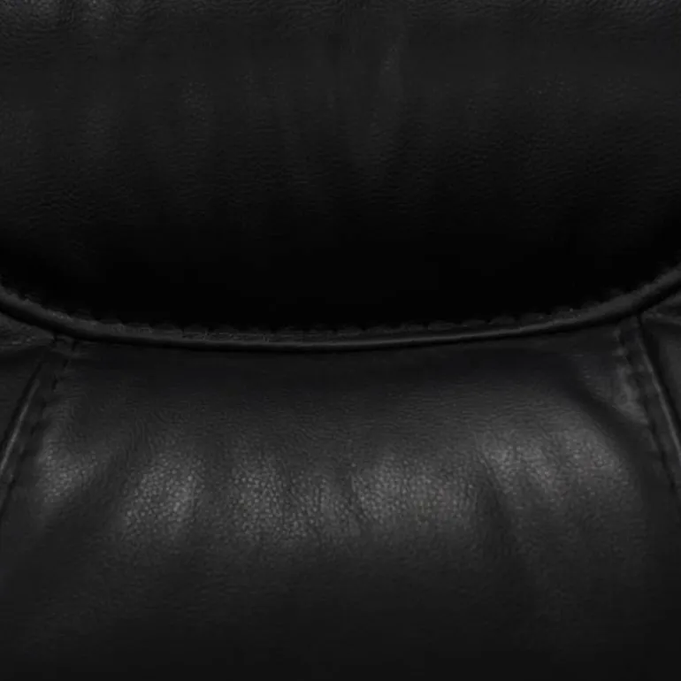 Power Recliner with Storage, Cup Holders and LED Lighting - Black