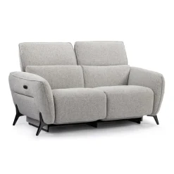 Power Reclining Loveseat with Adjustable Headrests - Fabric