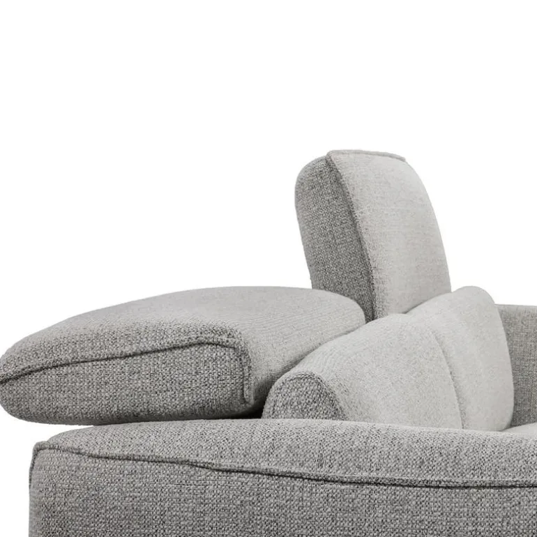 Power Reclining Loveseat with Adjustable Headrests - Fabric