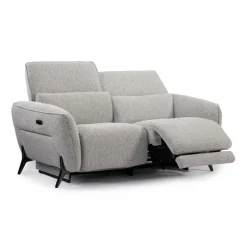 Power Reclining Loveseat with Adjustable Headrests - Fabric