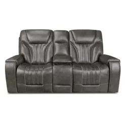 Power Reclining Loveseat with Adjustable Headrests