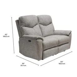 Power Reclining Loveseat - Taupe