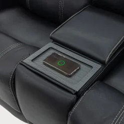 Power Reclining Loveseat with Adjustable Headrests