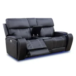 Power Reclining Loveseat with Adjustable Headrests