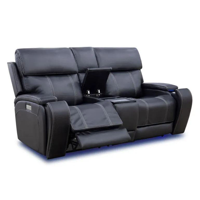 Power Reclining Loveseat with Adjustable Headrests
