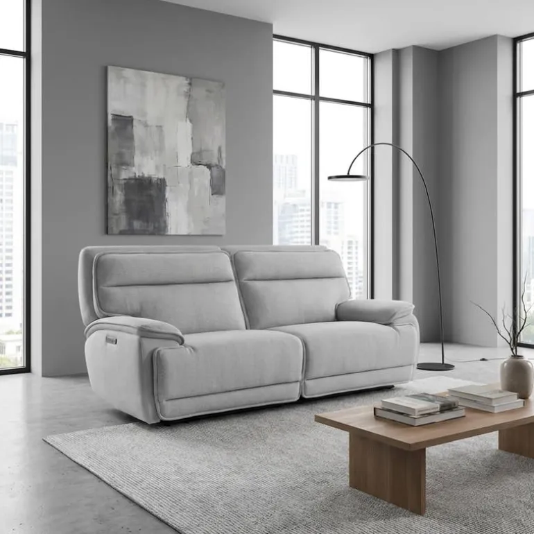Power Reclining Modular Loveseat with Adjustable Headrests- 2 pcs