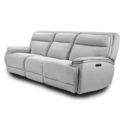 Power Reclining Modular Sofa with Adjustable Headrests and Fold-Down Backrest Seat - 3 pcs
