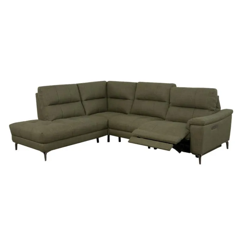 Power Reclining Sectional with Adjustable Headrest