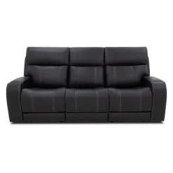 Power Reclining Sofa with Adjustable Headrests, Fold-Down Seat and Immersive Sound System