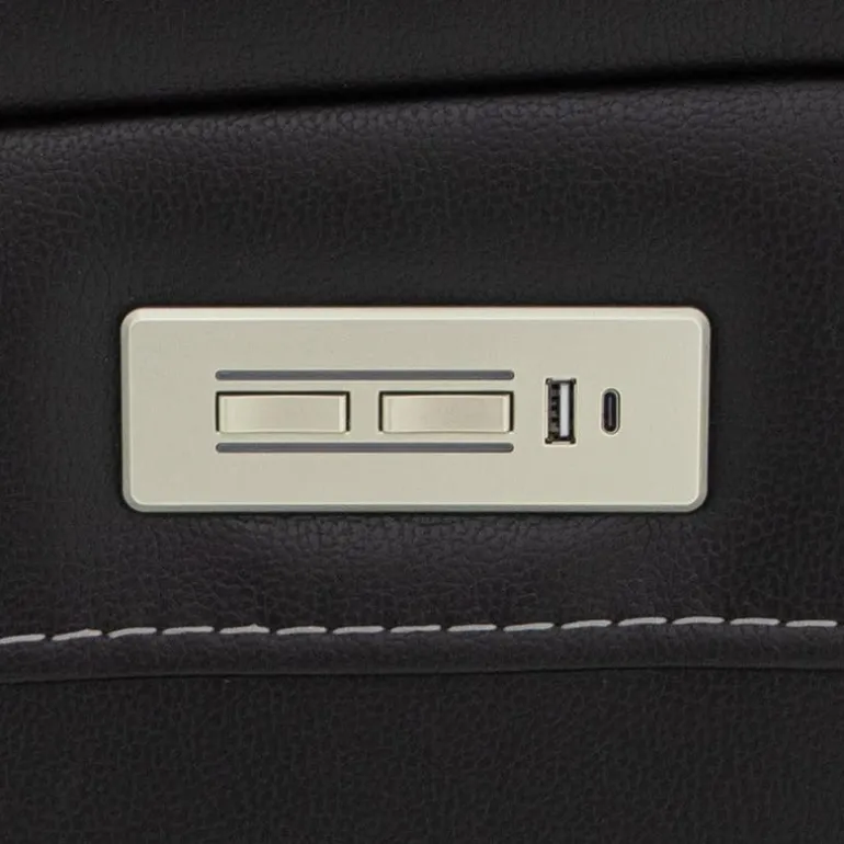 Power Reclining Sofa with Adjustable Headrests, Fold-Down Seat and Immersive Sound System