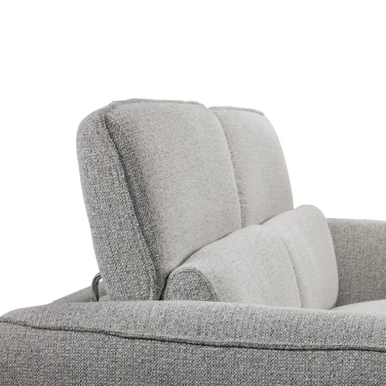 Power Reclining Sofa with Adjustable Headrests - Fabric