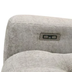 Power Rocker Swivel Recliner with Adjustable Headrest
