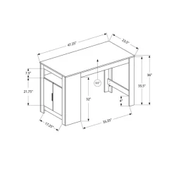 Pub Table 48"