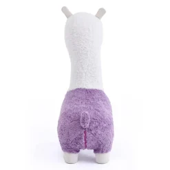 Purple Llama-Shaped Kids Pouf – 28.3" x 15" x 44.1"