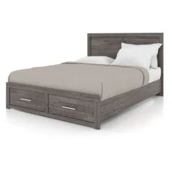 Queen Bed 60" - Grey