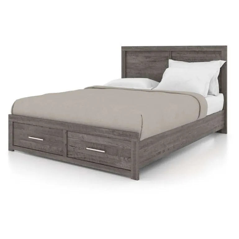 Queen Bed 60" - Grey