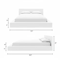 Queen Bed and Headboard (60