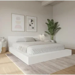 Queen Bed and Headboard (60