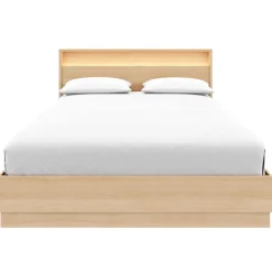 Queen Bed and Headboard with Integrated Light (60