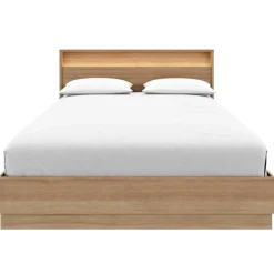 Queen Bed and Headboard with Integrated Light (60") - Nexera