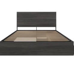 Queen Bed with 3-Drawer Storage (60